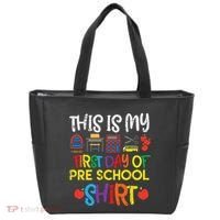 My First Day Of Preschool Pre School Tote Bag thumb 0