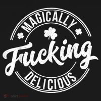 Magically Fucking Delicious St. Patrick's Day Lucky Shamrock Women's Hoodie thumb 2