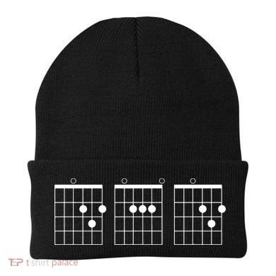 Mens Fathers Day Gift Dad Guitar Chord Beanie