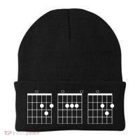 Mens Fathers Day Gift Dad Guitar Chord Beanie thumb 0