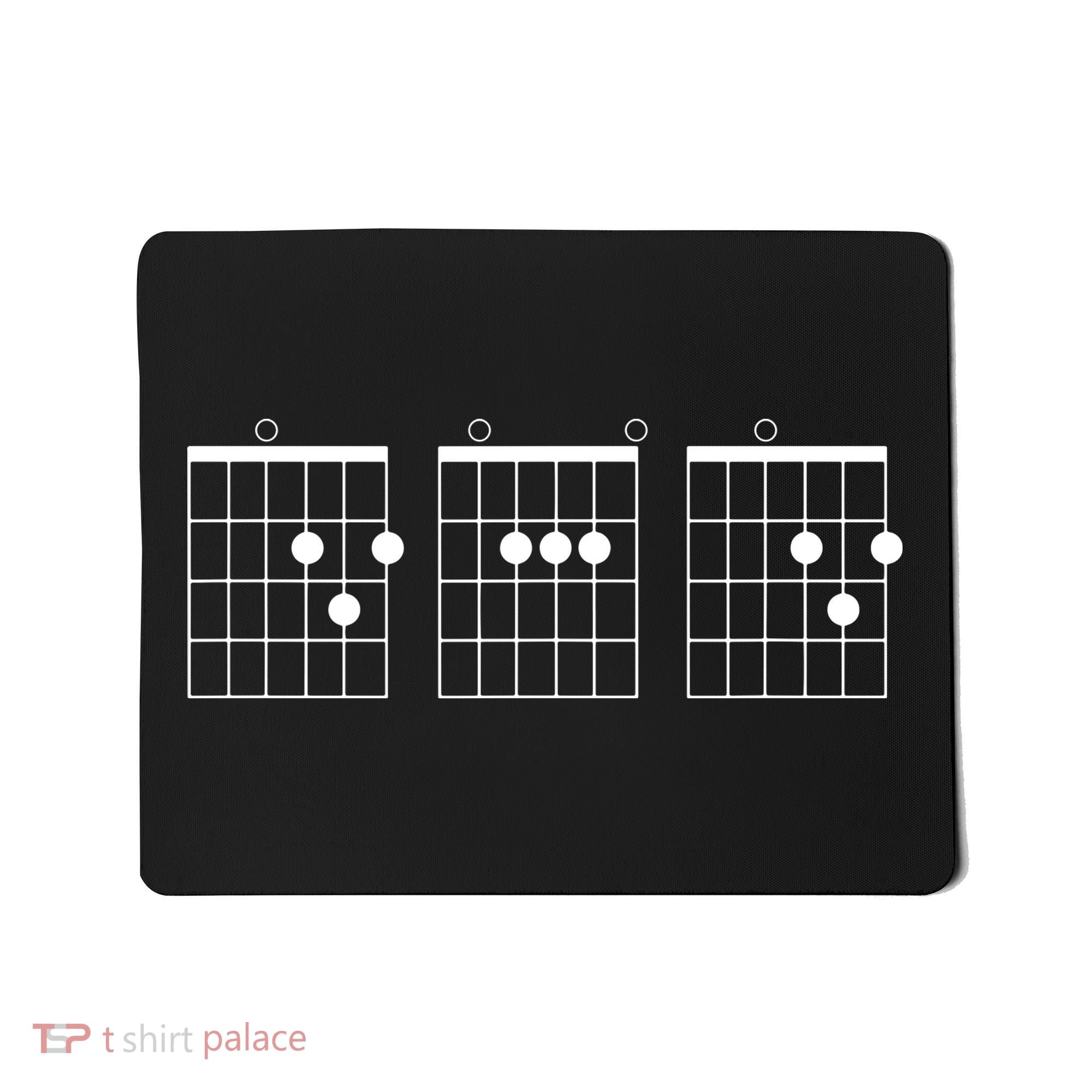 Mens Fathers Day Gift Dad Guitar Chord Mousepad