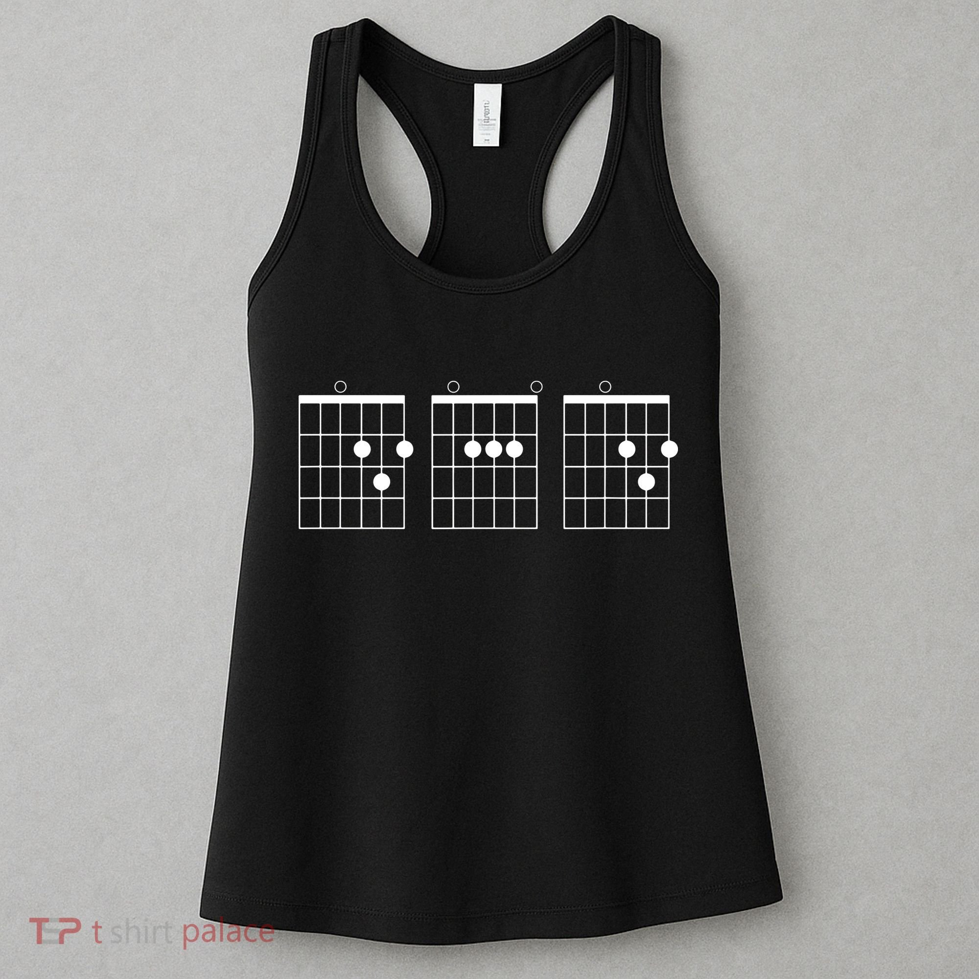 Mens Fathers Day Gift Dad Guitar Chord Women's Tank Top