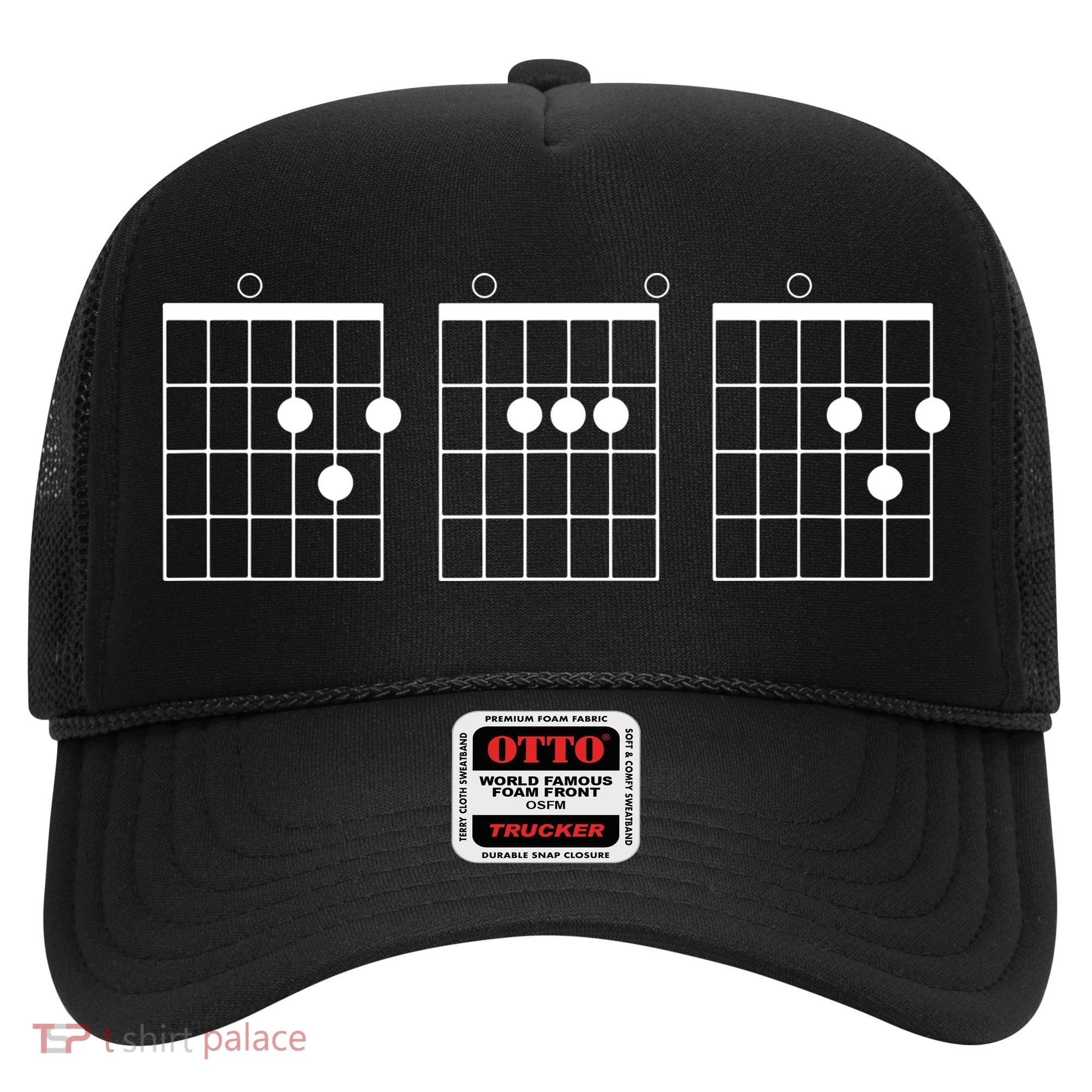 Mens Fathers Day Gift Dad Guitar Chord Hat