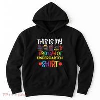 My First Day Of Kindergarten Back To Hoodie thumb 0