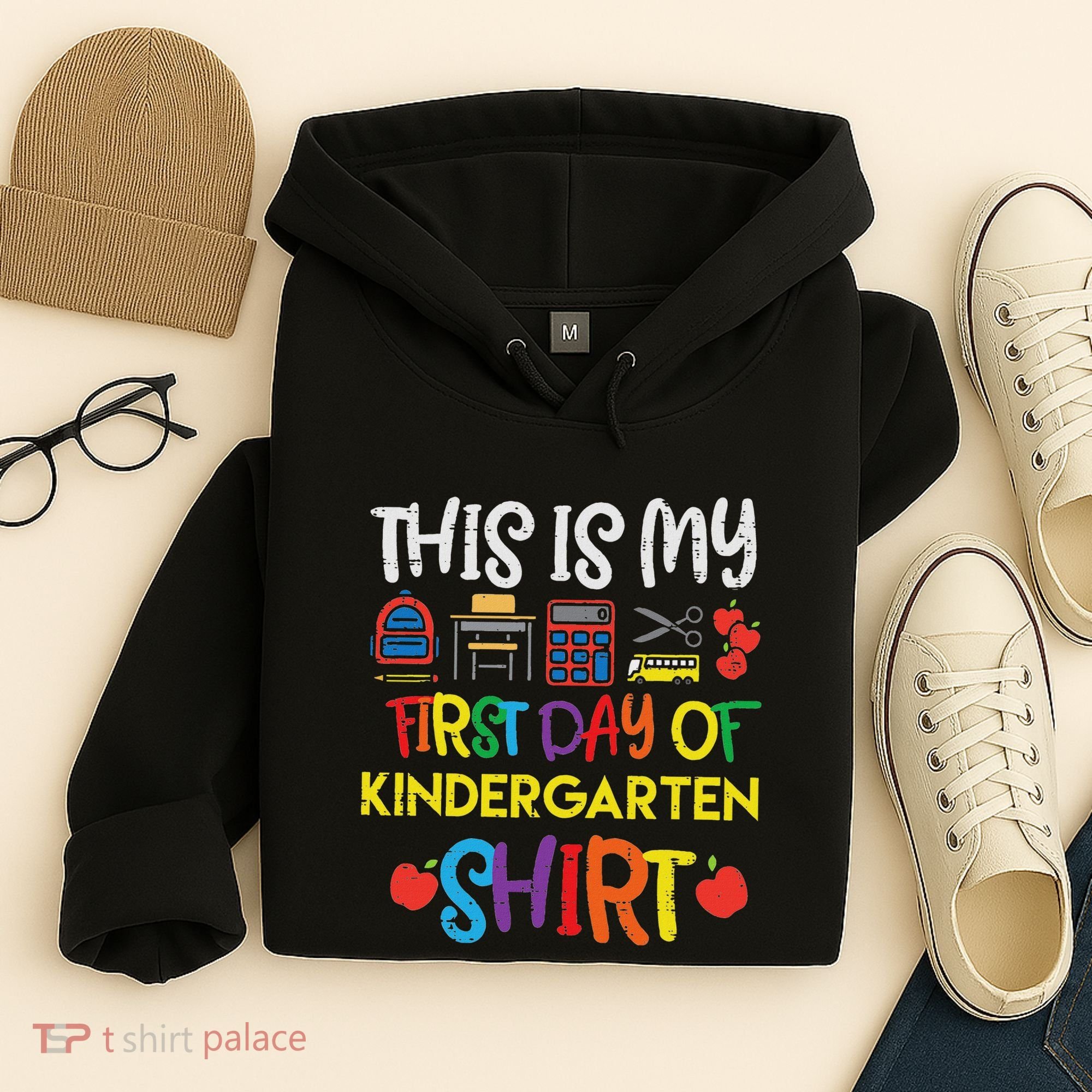 My First Day Of Kindergarten Back To Hoodie