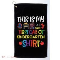 My First Day Of Kindergarten Back To Golf Towel thumb 0