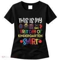 My First Day Of Kindergarten Back To Women's T-Shirt thumb 0