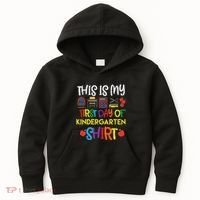 My First Day Of Kindergarten Back To Kids Hoodie thumb 0