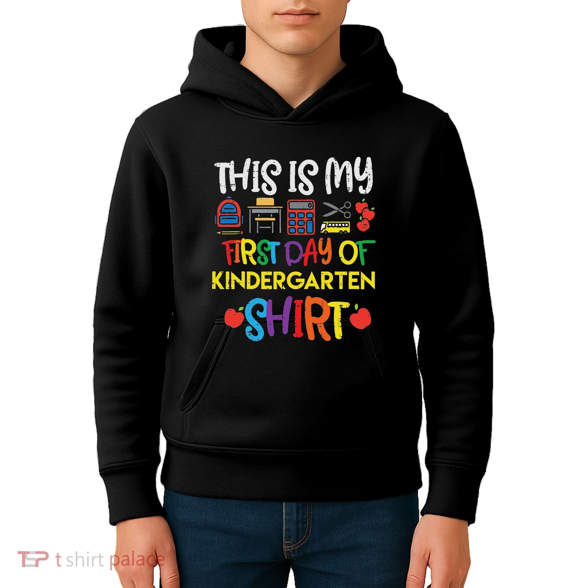 My First Day Of Kindergarten Back To Kids Hoodie