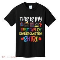 My First Day Of Kindergarten Back To Kids T-Shirt thumb 0