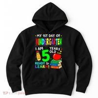 My First Day Of Kindergarten 1st Day Of School Hoodie thumb 0