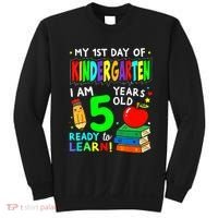 My First Day Of Kindergarten 1st Day Of School Sweatshirt thumb 0