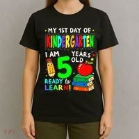 My First Day Of Kindergarten 1st Day Of School T-Shirt thumb 4
