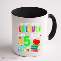 My First Day Of Kindergarten 1st Day Of School Coffee Mug thumb 1