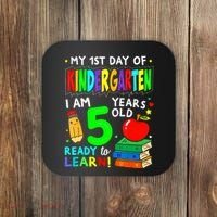 My First Day Of Kindergarten 1st Day Of School Coaster thumb 0