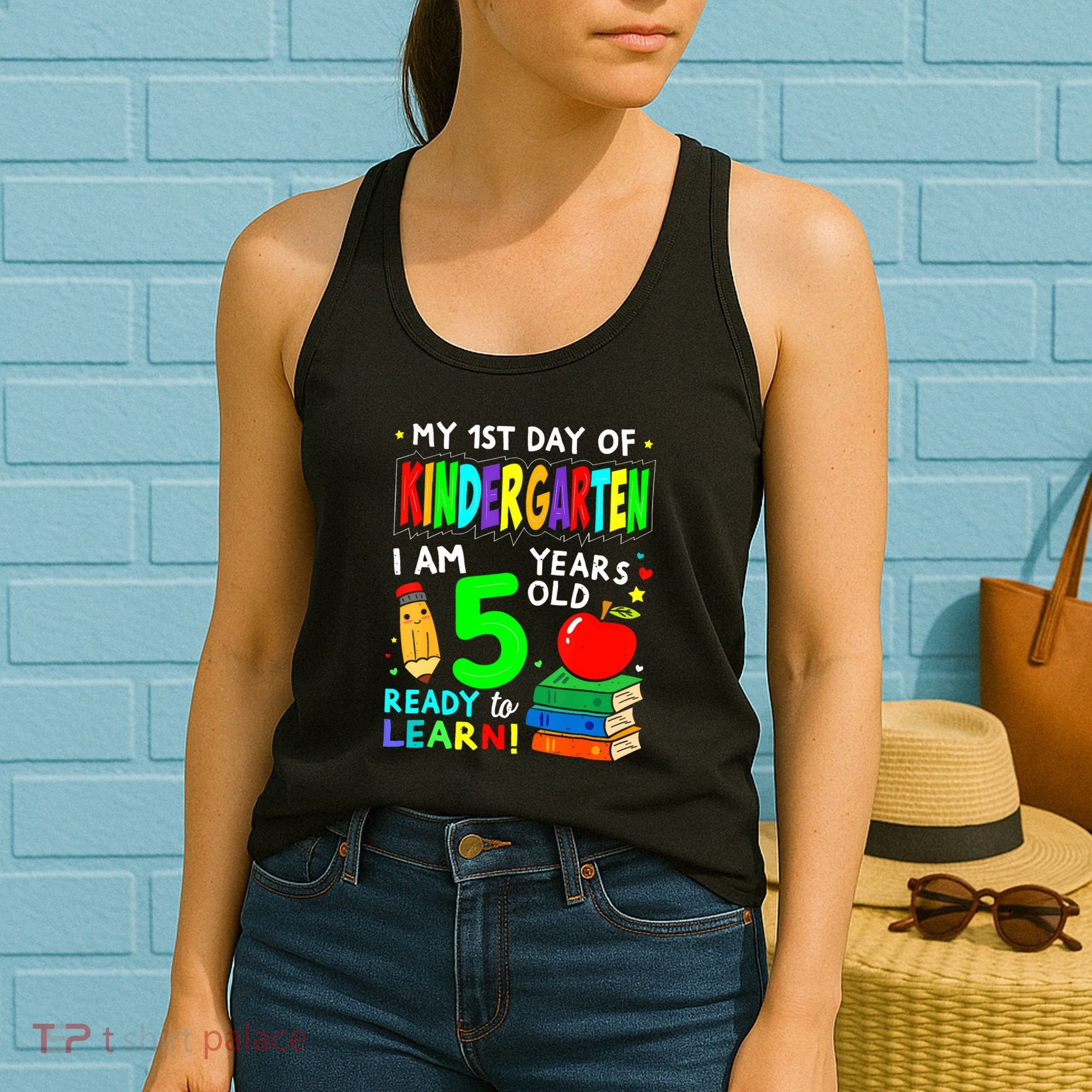 My First Day Of Kindergarten 1st Day Of School Women's Tank Top