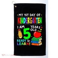 My First Day Of Kindergarten 1st Day Of School Golf Towel thumb 0
