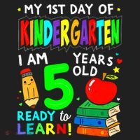 My First Day Of Kindergarten 1st Day Of School Golf Towel thumb 3