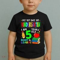 My First Day Of Kindergarten 1st Day Of School Toddler T-Shirt thumb 2