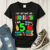 My First Day Of Kindergarten 1st Day Of School Women's T-Shirt thumb 3