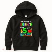 My First Day Of Kindergarten 1st Day Of School Kids Hoodie thumb 0