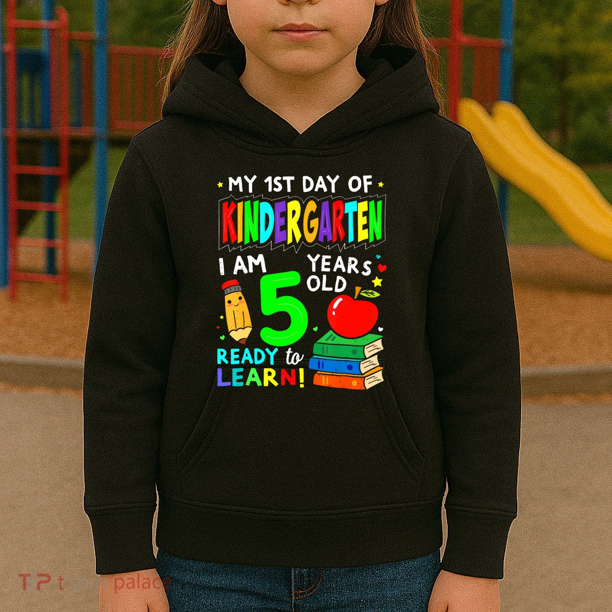My First Day Of Kindergarten 1st Day Of School Kids Hoodie