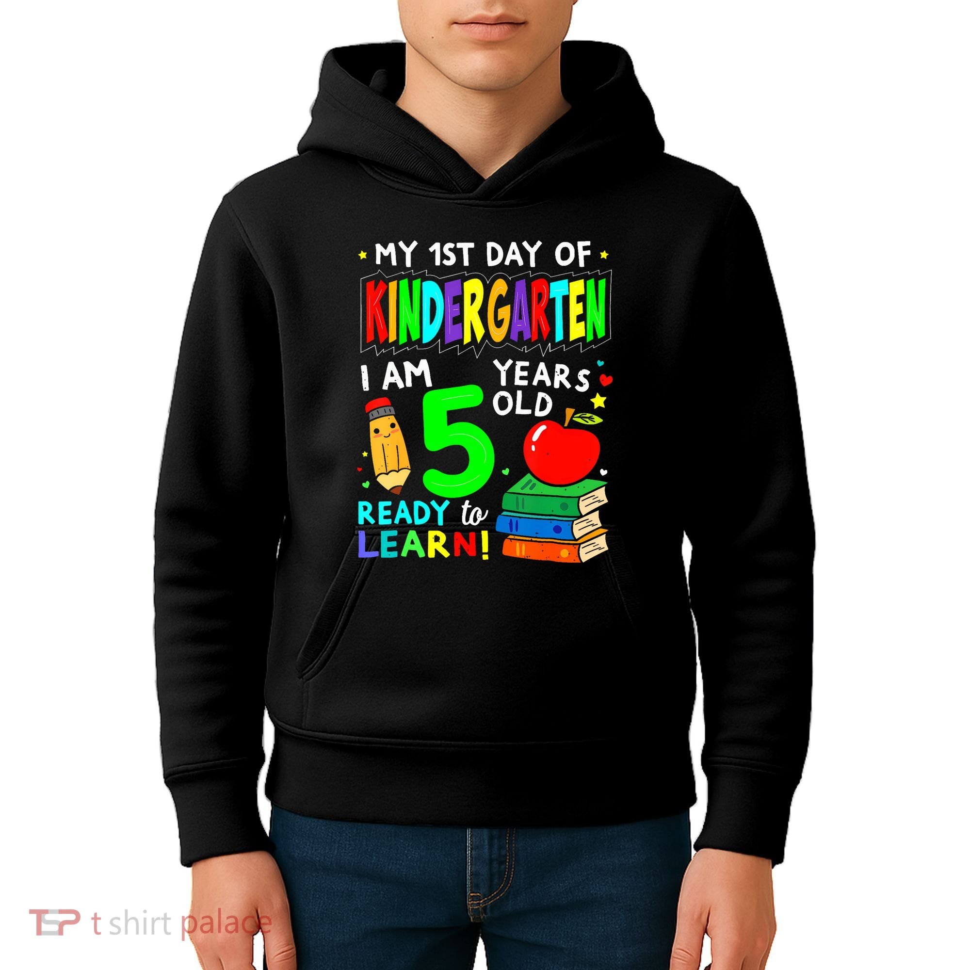 My First Day Of Kindergarten 1st Day Of School Kids Hoodie