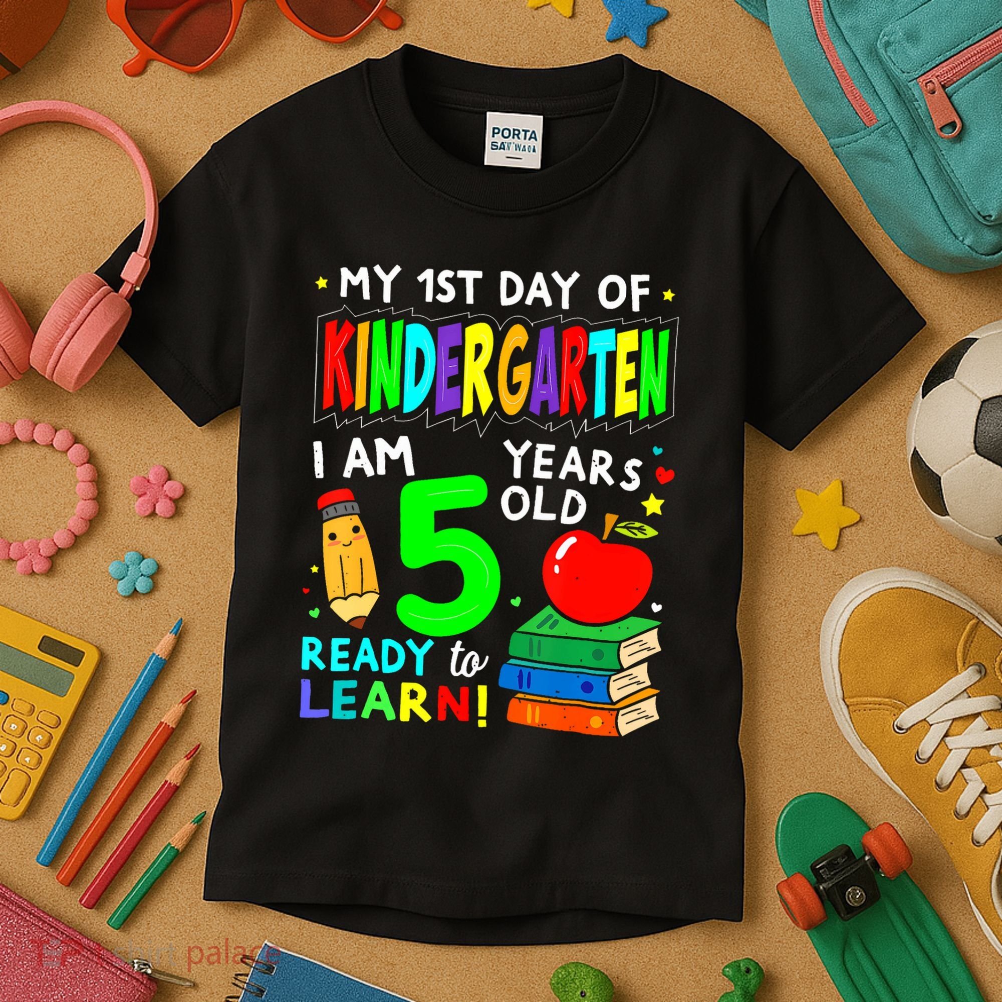 My First Day Of Kindergarten 1st Day Of School Kids T-Shirt
