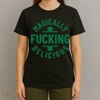 Magically Fucking Delicious, St Patricks Day Funny Drinking T-Shirt thumb 4