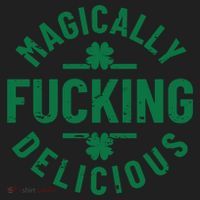 Magically Fucking Delicious, St Patricks Day Funny Drinking Beanie thumb 2