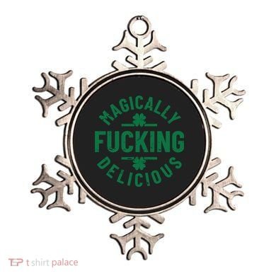 Magically Fucking Delicious, St Patricks Day Funny Drinking Ornament