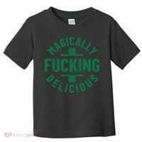 Magically Fucking Delicious, St Patricks Day Funny Drinking Toddler T-Shirt thumb 0