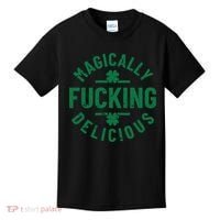 Magically Fucking Delicious, St Patricks Day Funny Drinking Kids T-Shirt thumb 0