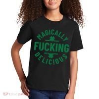 Magically Fucking Delicious, St Patricks Day Funny Drinking Kids T-Shirt thumb 2
