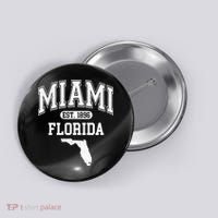 Miami Florida Est 1896 Varsity Button thumb 0