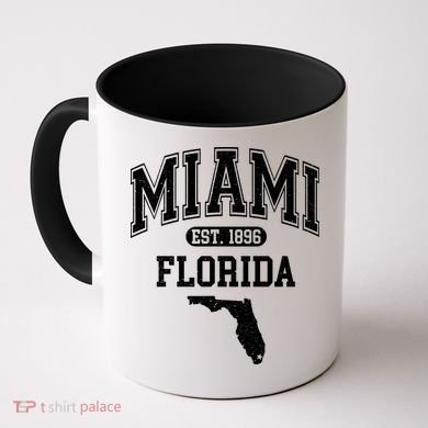 Miami Florida Est 1896 Varsity Coffee Mug