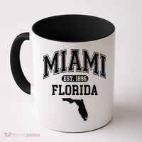 Miami Florida Est 1896 Varsity Coffee Mug thumb 0