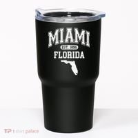 Miami Florida Est 1896 Varsity Tumbler thumb 0
