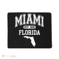 Miami Florida Est 1896 Varsity Mousepad thumb 0
