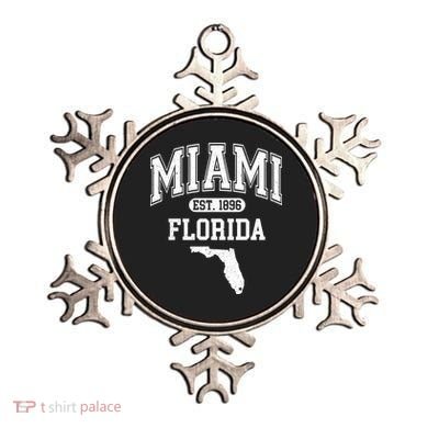 Miami Florida Est 1896 Varsity Ornament