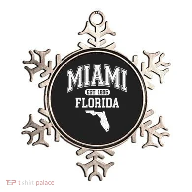 Miami Florida Est 1896 Varsity Ornament