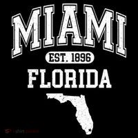Miami Florida Est 1896 Varsity Ornament thumb 1