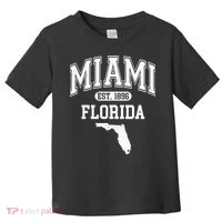 Miami Florida Est 1896 Varsity Toddler T-Shirt thumb 0