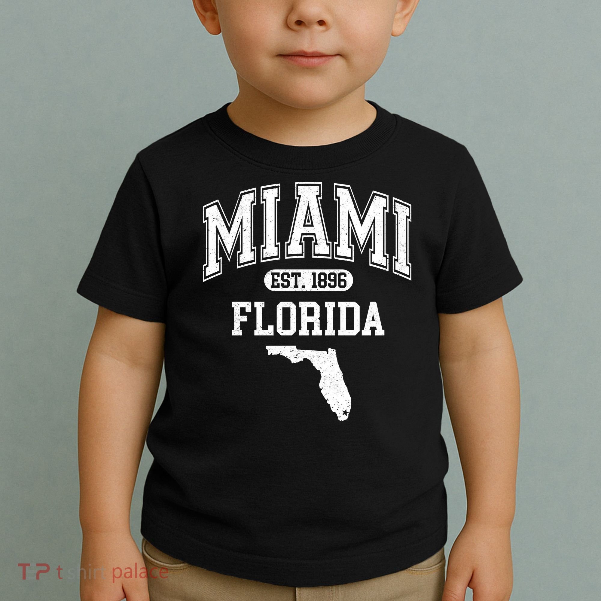 Miami Florida Est 1896 Varsity Toddler T-Shirt