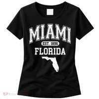 Miami Florida Est 1896 Varsity Women's T-Shirt thumb 0