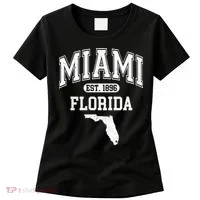 Miami Florida Est 1896 Varsity Women's T-Shirt thumb 0