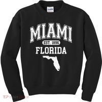 Miami Florida Est 1896 Varsity Kids Sweatshirt thumb 0