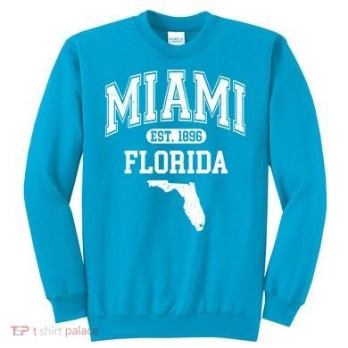 Miami Florida Est 1896 Varsity Sweatshirt