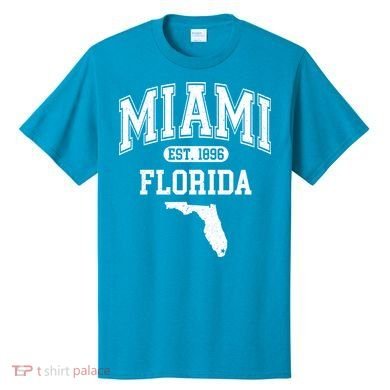 Miami Florida Est 1896 Varsity T-Shirt