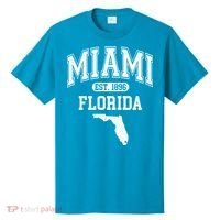 Miami Florida Est 1896 Varsity T-Shirt thumb 0